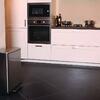Papelera Rectangular con Pedal 28+18L Acero Inox EKO Recycle E-Cube